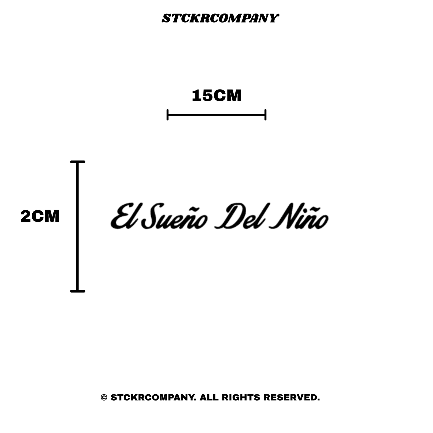 El Sueno Del Nino Sticker - Minimal Kask ve Motor Sticker | STCKRCOMPANY