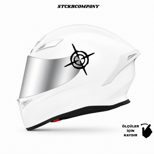 Headshot - Hedef - Minimal Kask ve Motor Sticker | STCKRCOMPANY