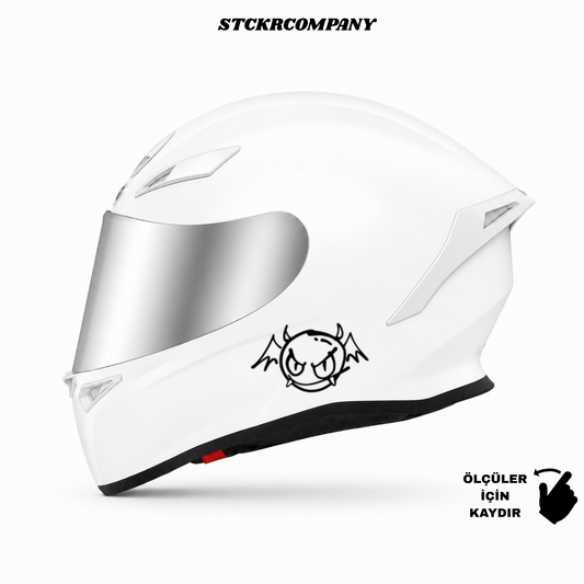 Stckrco. Şeytanı - Minimal Kask ve Motor Sticker | STCKRCOMPANY