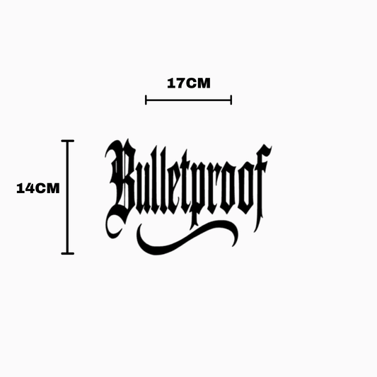 Bulletproof Kask Sticker | STCKRCOMPANY