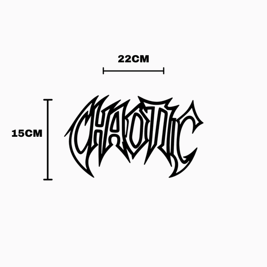 Chaotic Kask Sticker | STCKRCOMPANY