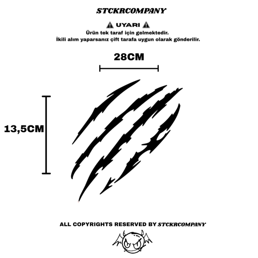 Claw Kask Sticker | STCKRCOMPANY