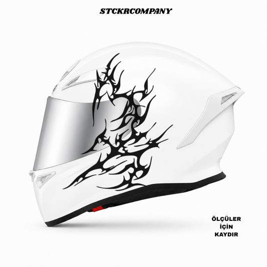 Tribal Kalp Kask Sticker | STCKRCOMPANY