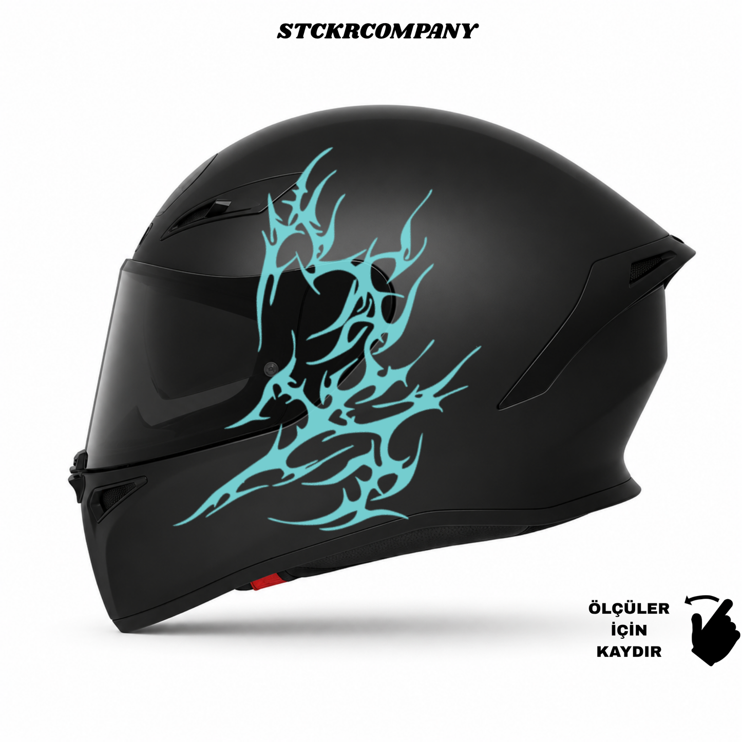 Tribal Kalp Kask Sticker | STCKRCOMPANY
