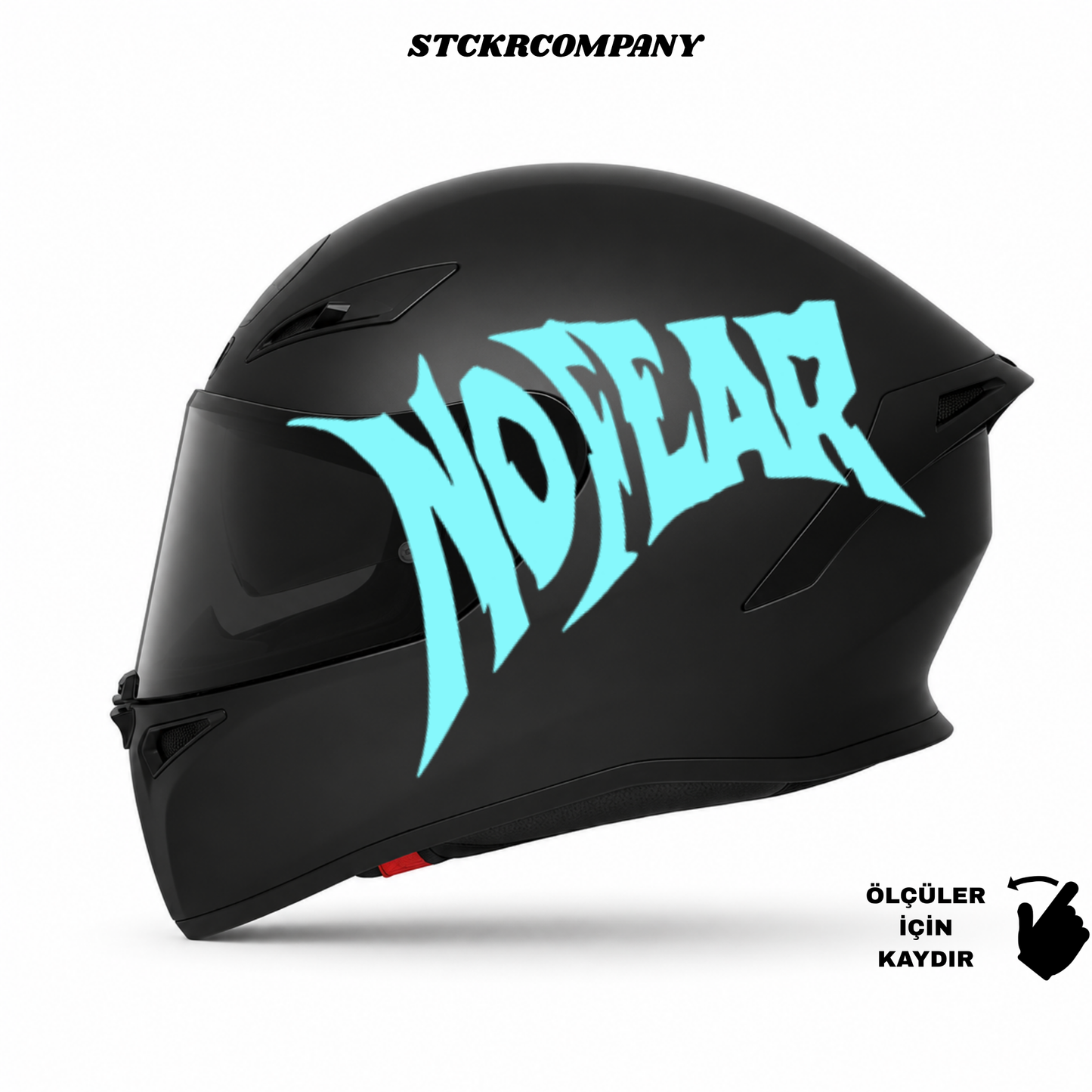 No Fear Kask Sticker