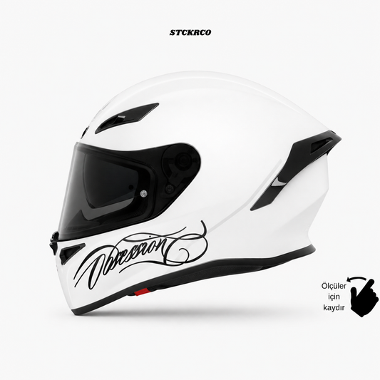 Obsession Kask Sticker - Kask Çene Sticker | STCKRCOMPANY
