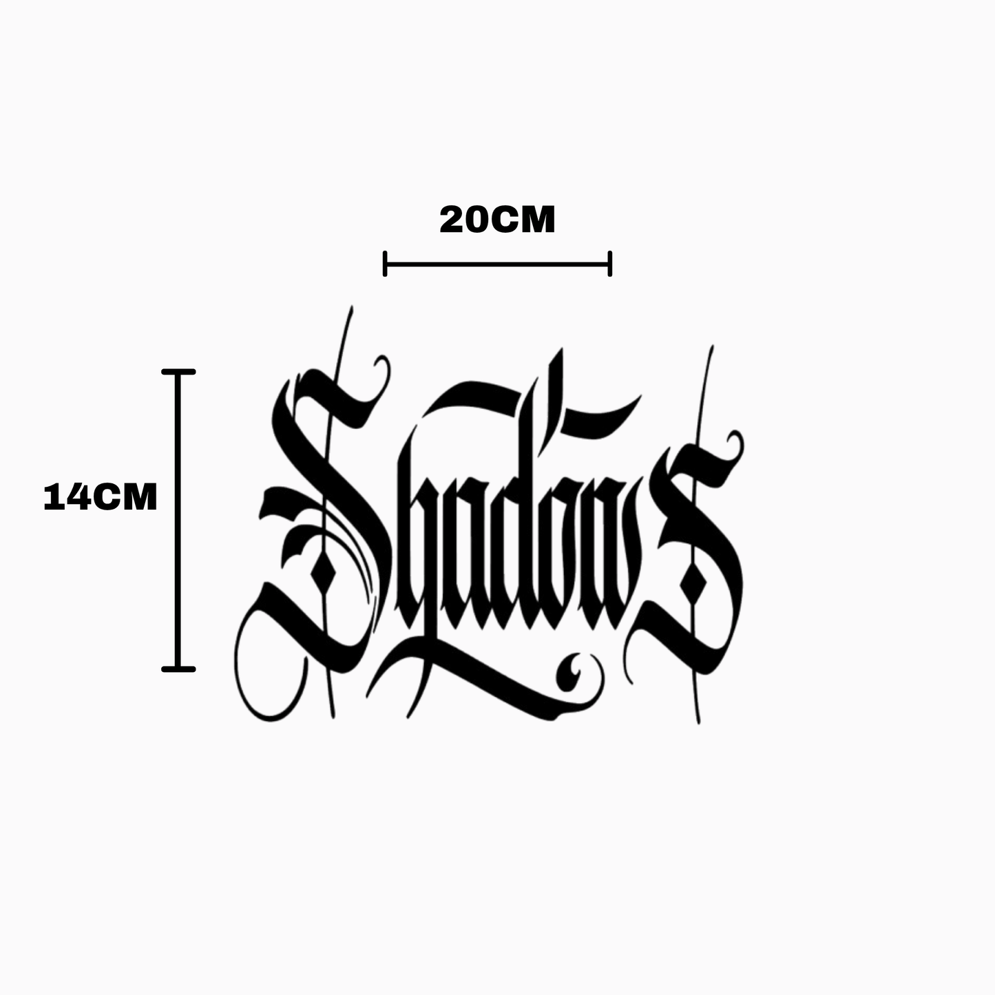 Shadows Kask Sticker