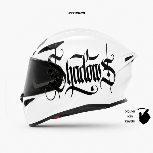 Shadows Kask Sticker | STCKRCOMPANY