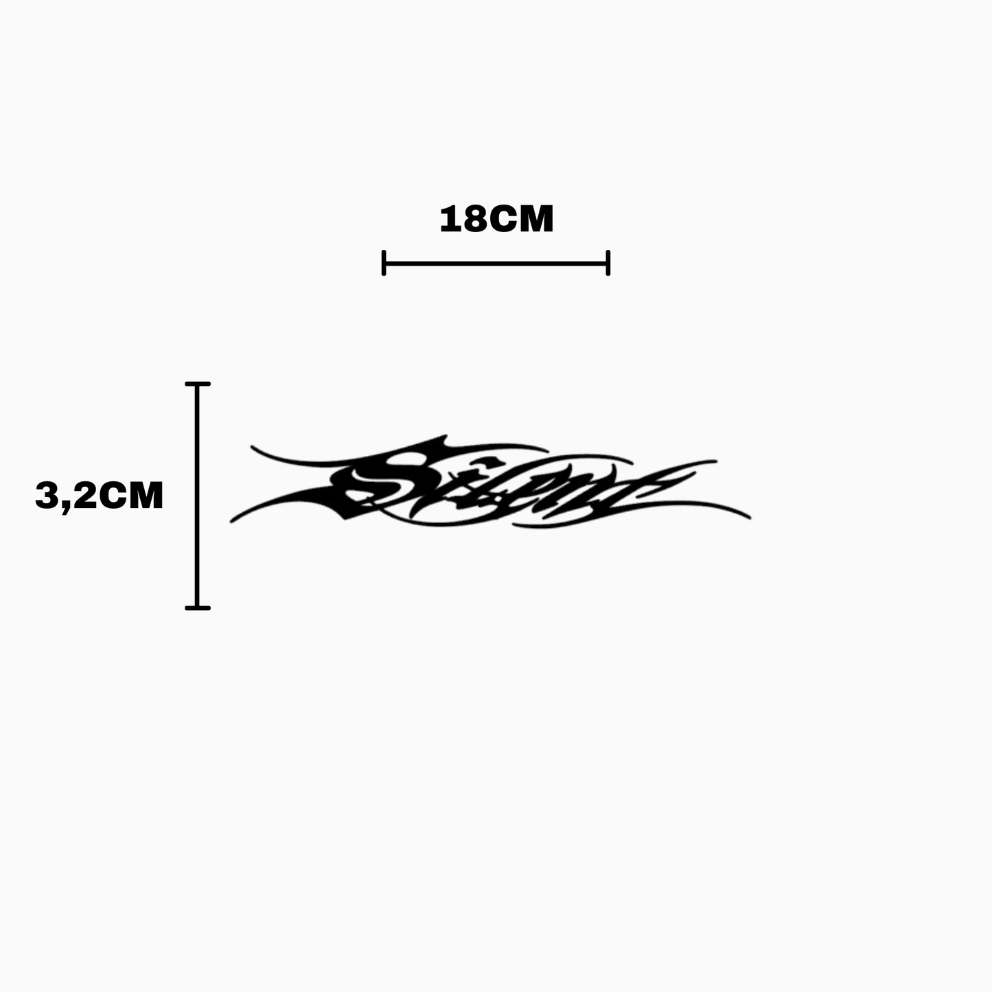 Silent Kask Sticker - Kask Çene Sticker | STCKRCOMPANY