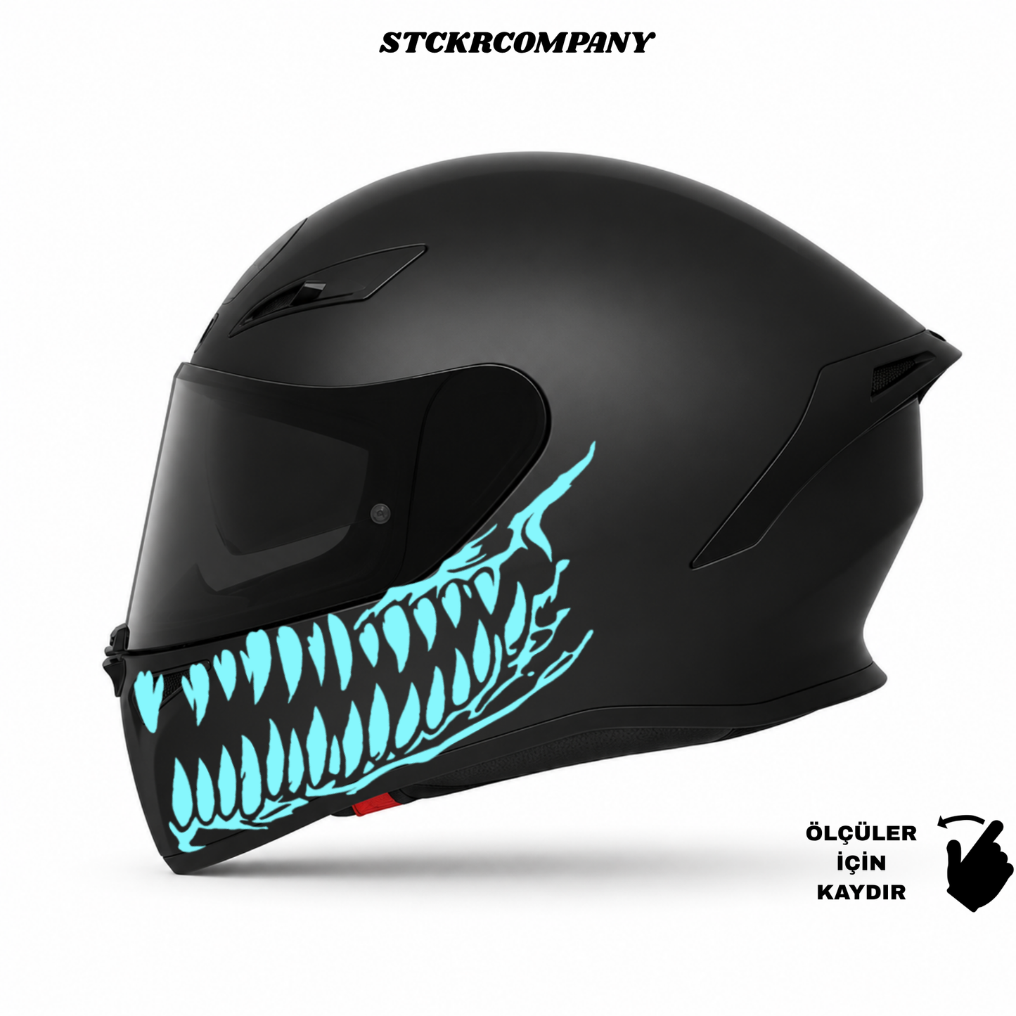 Ruroc Diş Kask Sticker