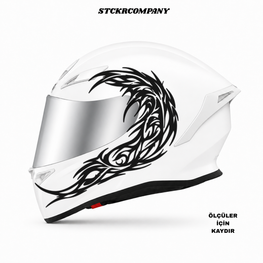 Tribal Dalga Kask Sticker | STCKRCOMPANY