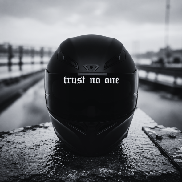 Vizör Önü Yazı Sticker
