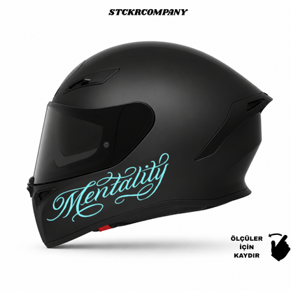 Mentality Kask Sticker - Kask Çene Sticker | STCKRCOMPANY