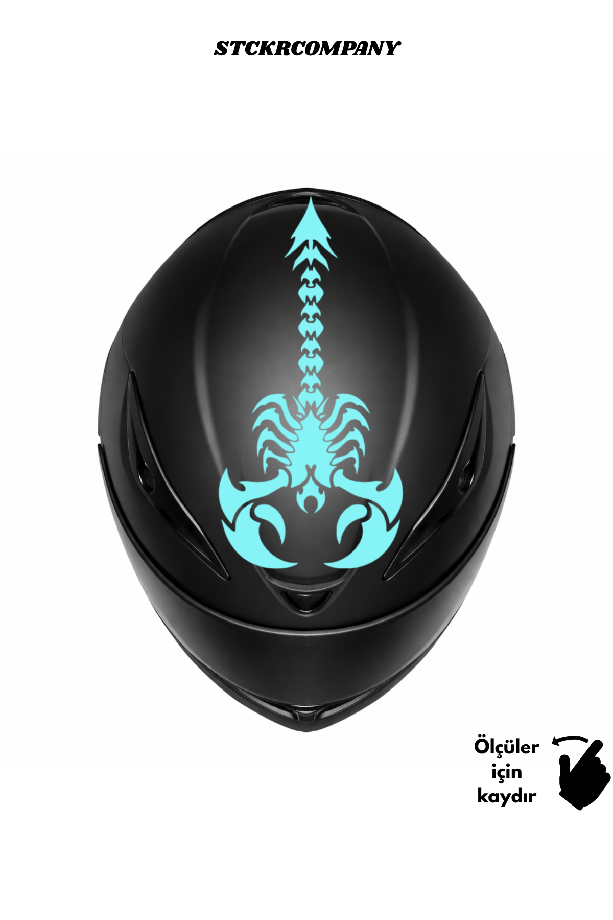 Akrep Kask Sticker - Kask Üstü Sticker | STCKRCOMPANY
