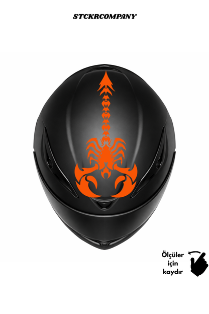 Akrep Kask Sticker - Kask Üstü Sticker | STCKRCOMPANY