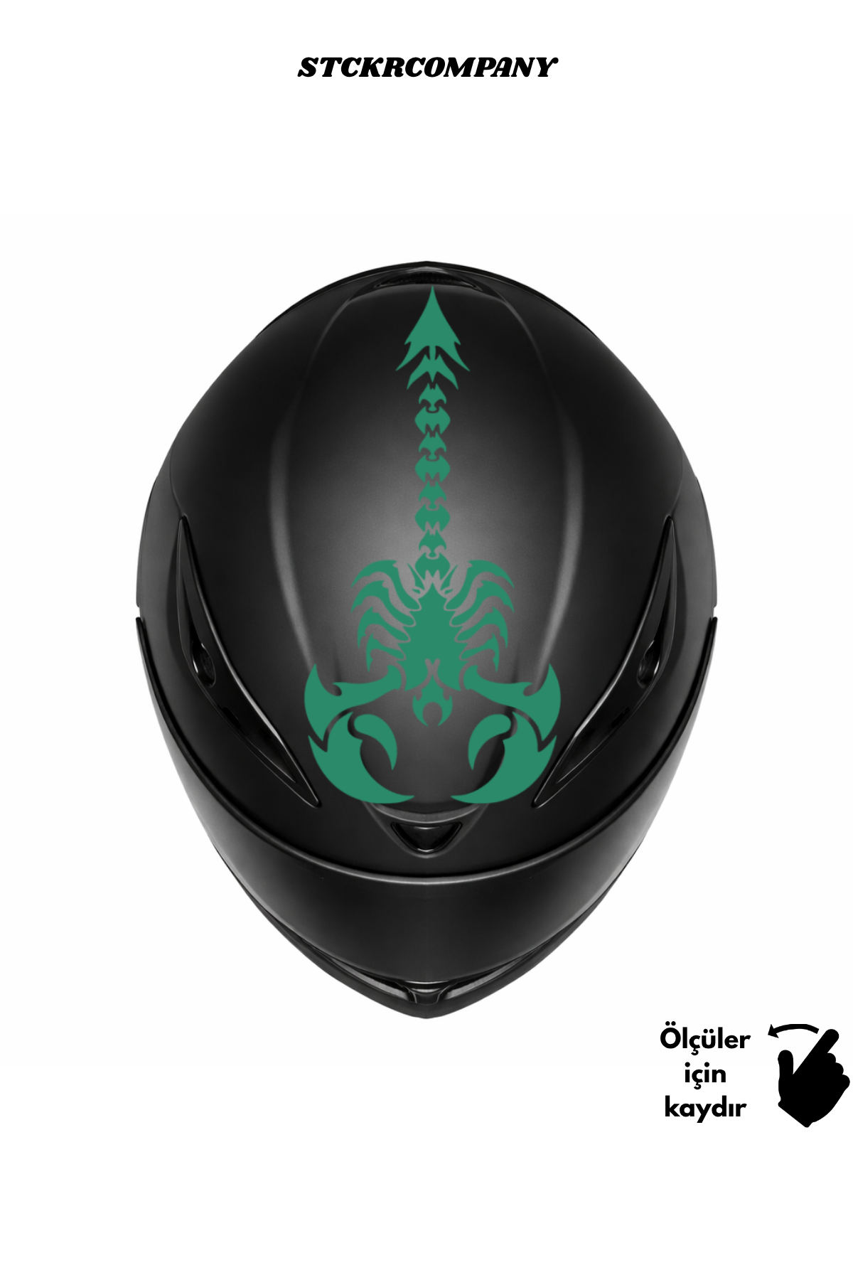 Akrep Kask Sticker - Kask Üstü Sticker | STCKRCOMPANY