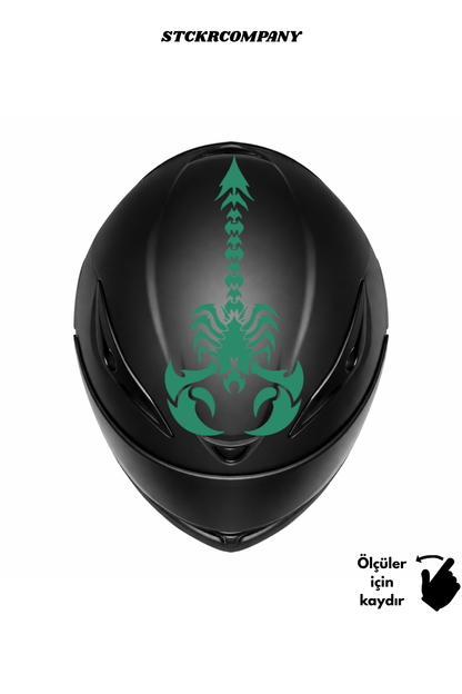 Akrep Kask Sticker - Kask Üstü Sticker | STCKRCOMPANY