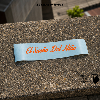 El Sueno Del Nino Sticker - Minimal Kask ve Motor Sticker | STCKRCOMPANY
