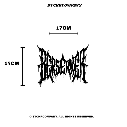 Berserker Kask Sticker | STCKRCOMPANY