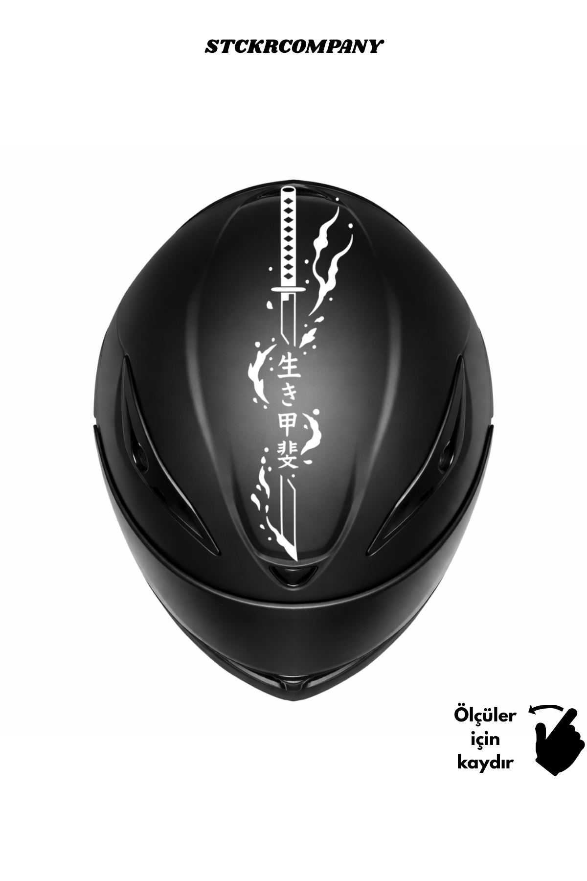 Katana Kask Sticker - Kask Üstü Sticker | STCKRCOMPANY