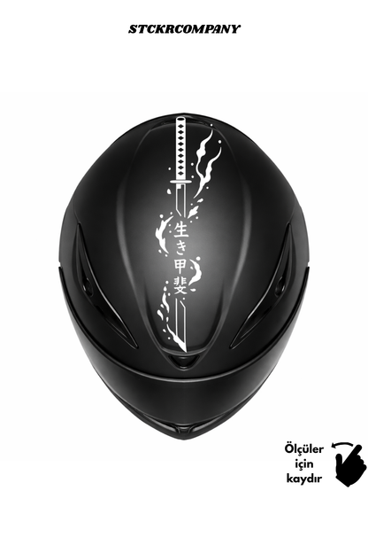Katana Kask Sticker - Kask Üstü Sticker | STCKRCOMPANY