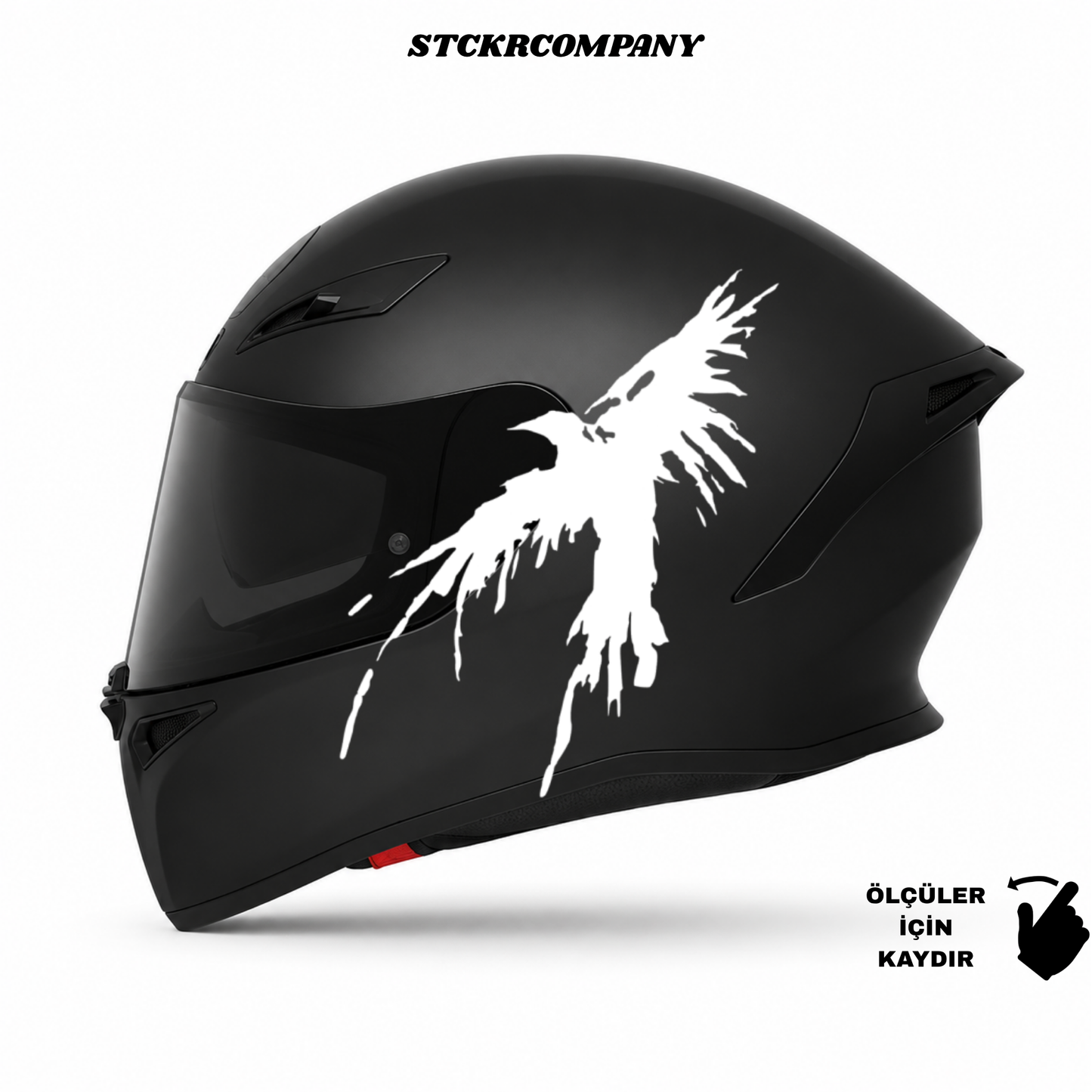 Kuzgun Kask Sticker