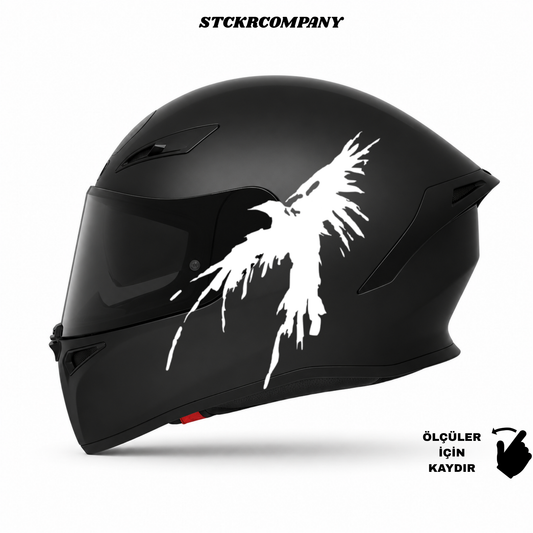 Kuzgun Kask Sticker | STCKRCOMPANY