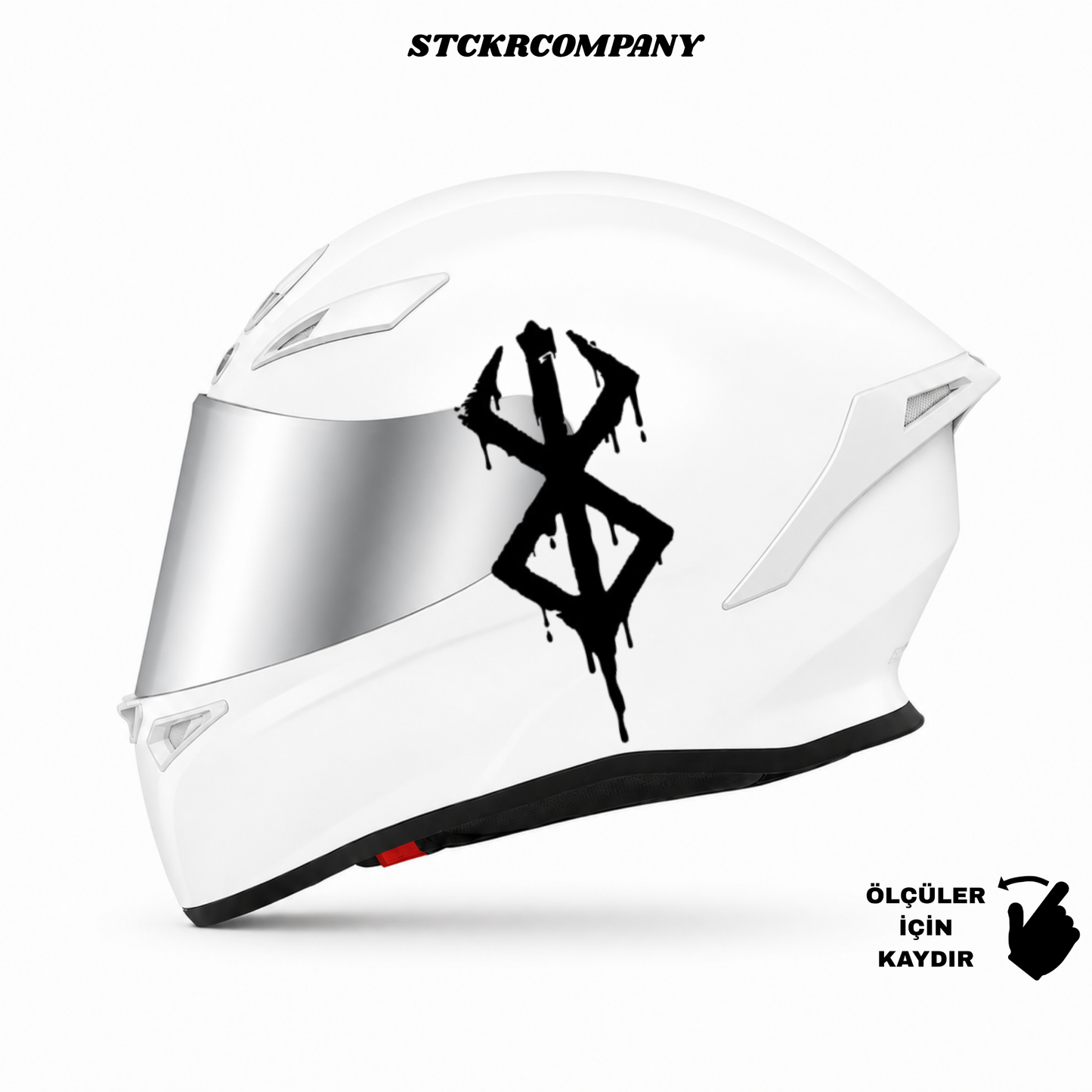 Berserk Sembol Kask Sticker