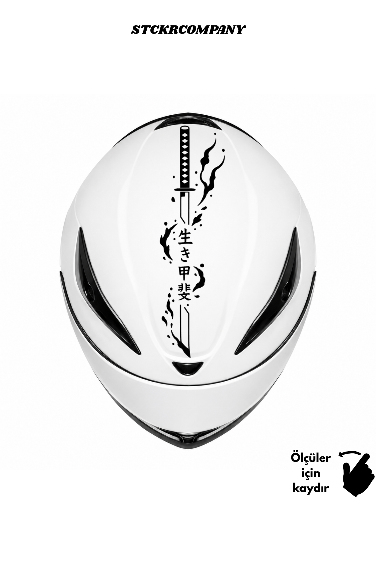 Katana Kask Sticker - Kask Üstü Sticker | STCKRCOMPANY