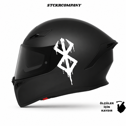 Berserk Sembol Kask Sticker