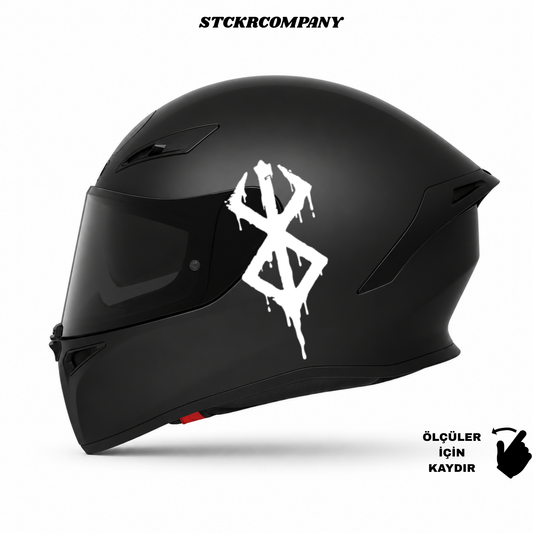 Berserk Sembol Kask Sticker