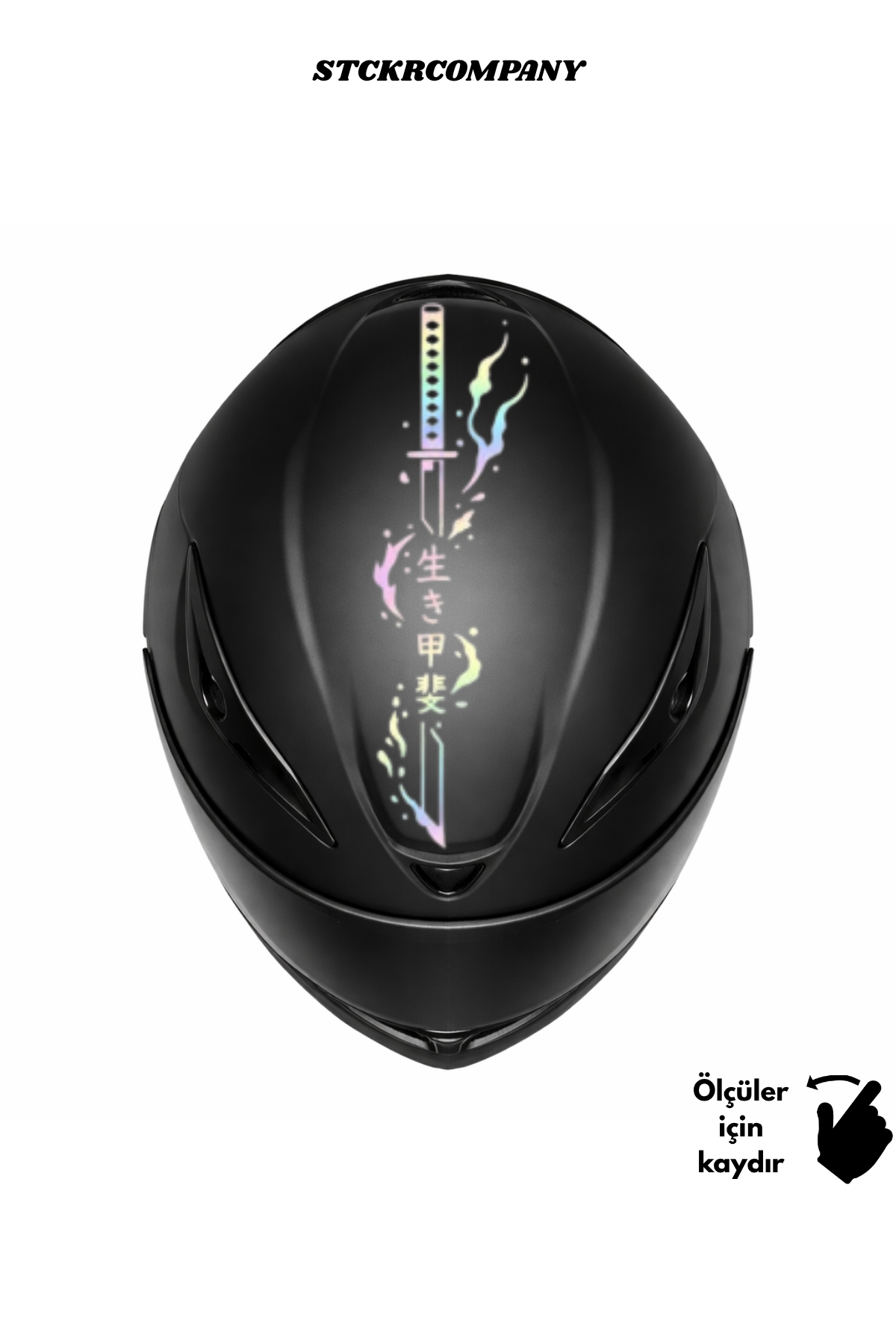 Katana Kask Sticker - Kask Üstü Sticker | STCKRCOMPANY