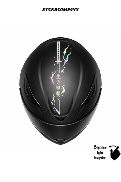 Katana Kask Sticker - Kask Üstü Sticker | STCKRCOMPANY