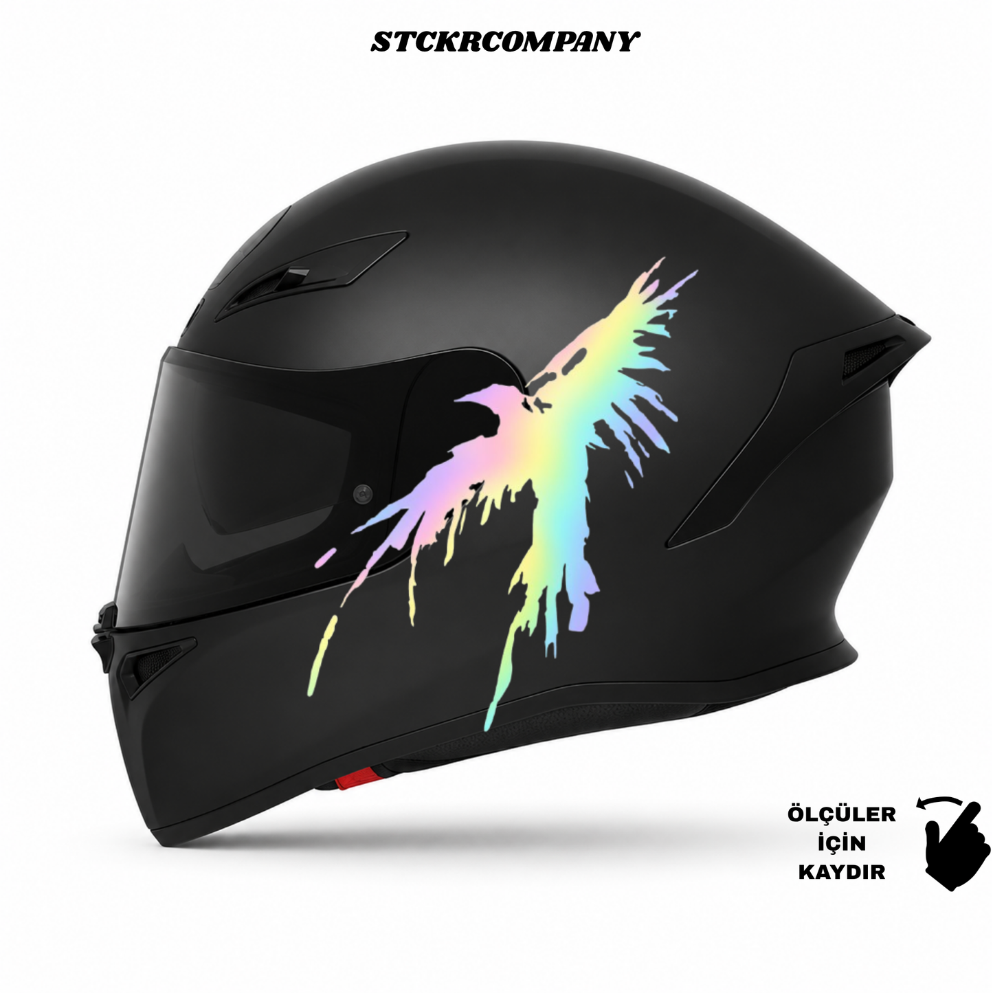 Kuzgun Kask Sticker