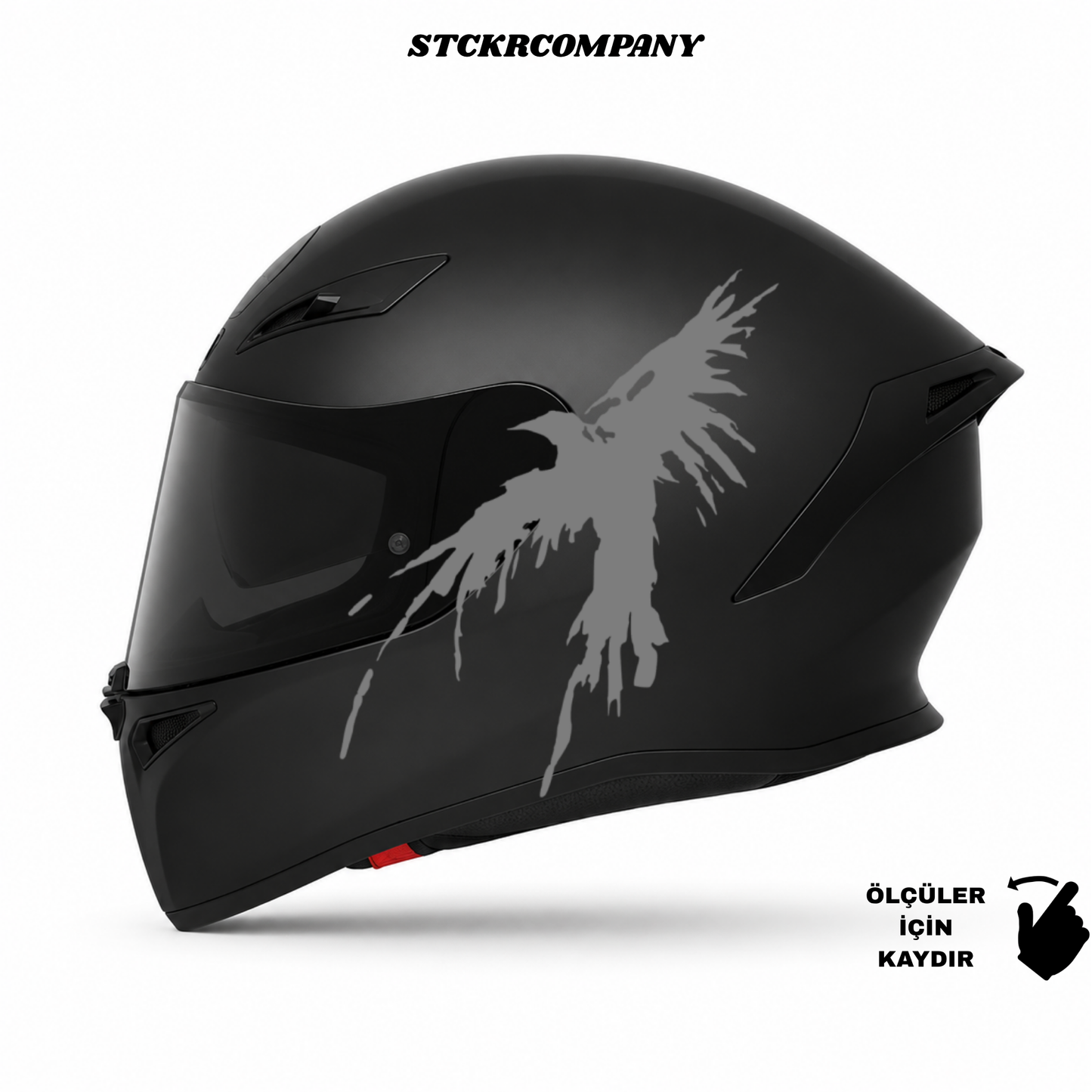Kuzgun Kask Sticker