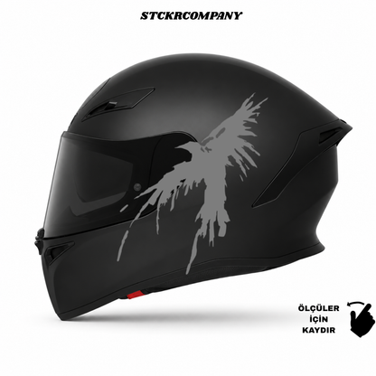 Kuzgun Kask Sticker