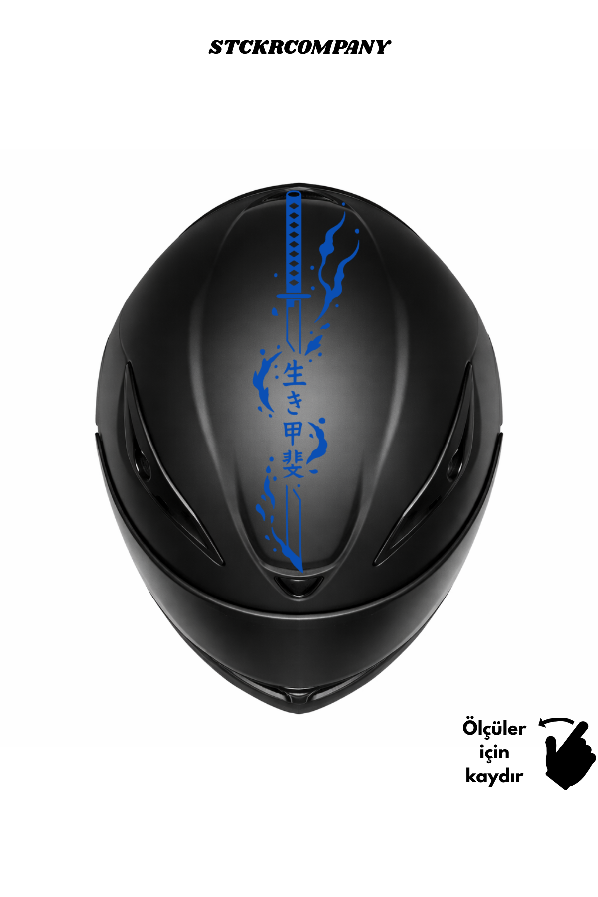 Katana Kask Sticker - Kask Üstü Sticker | STCKRCOMPANY