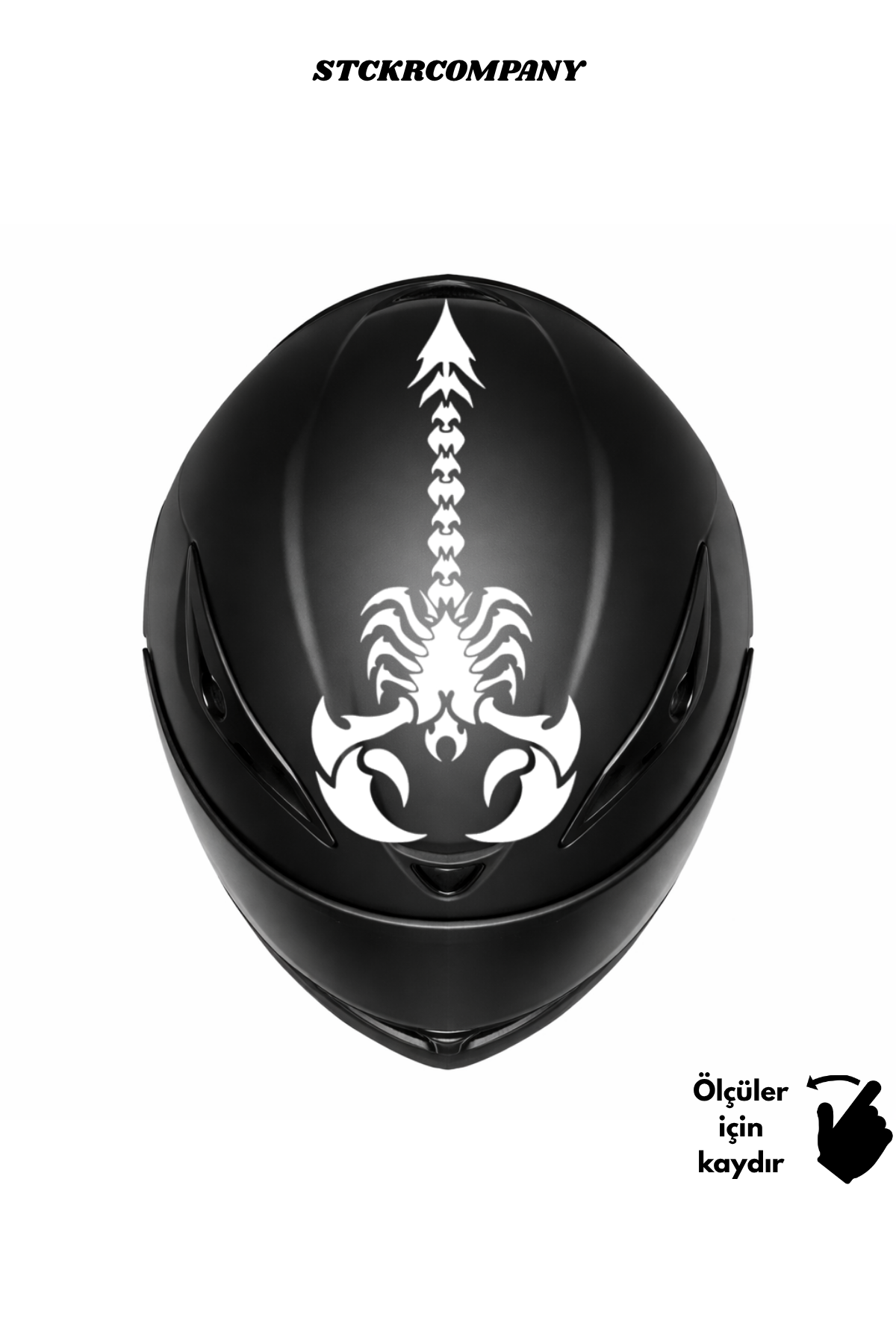 Akrep Kask Sticker - Kask Üstü Sticker | STCKRCOMPANY