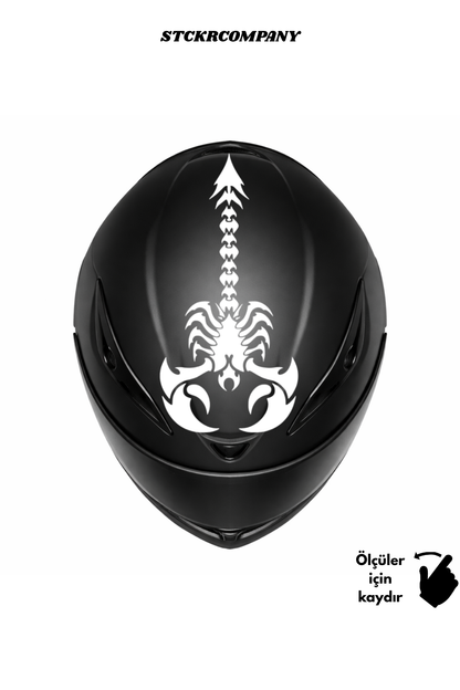 Akrep Kask Sticker - Kask Üstü Sticker | STCKRCOMPANY