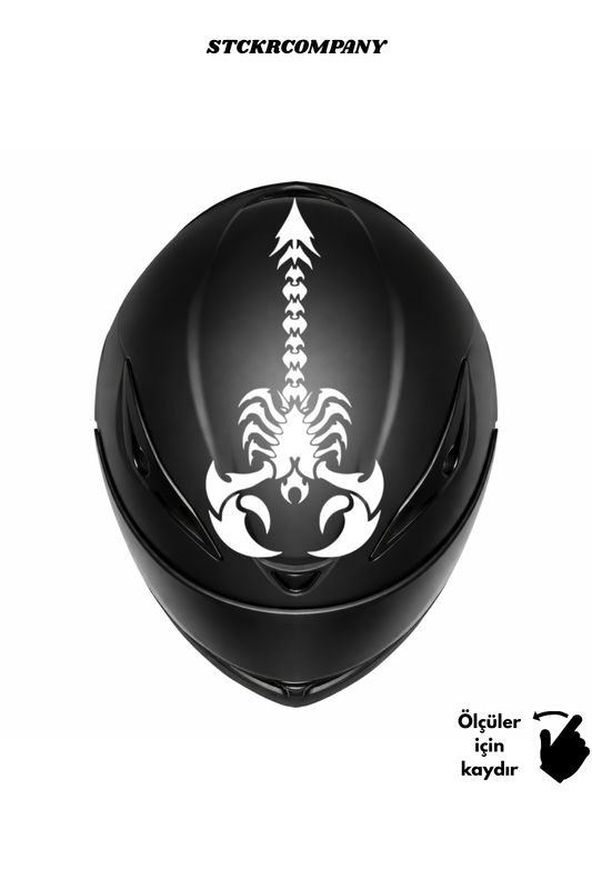 Akrep Kask Sticker - Kask Üstü Sticker | STCKRCOMPANY