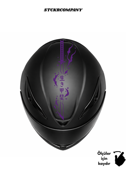Katana Kask Sticker - Kask Üstü Sticker | STCKRCOMPANY