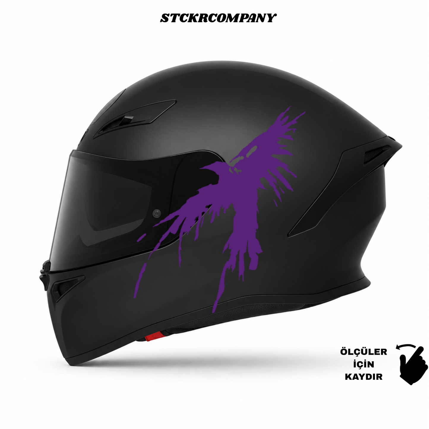 Kuzgun Kask Sticker