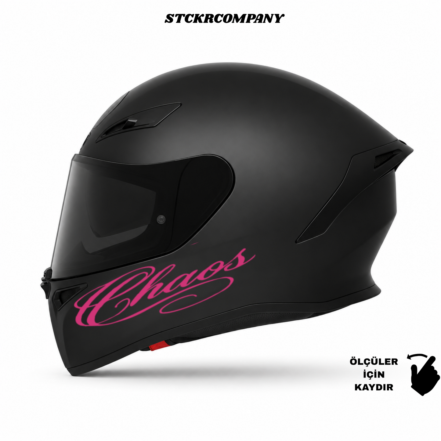 Chaos Kask Sticker - Kask Çene Sticker | STCKRCOMPANY
