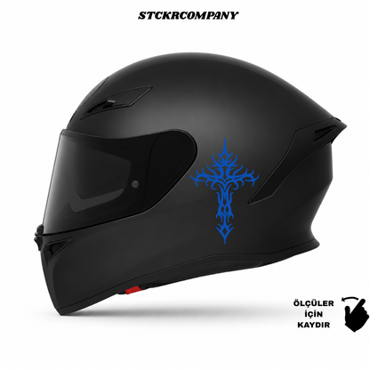 Haç Sticker - Minimal Kask ve Motor Sticker | STCKRCOMPANY