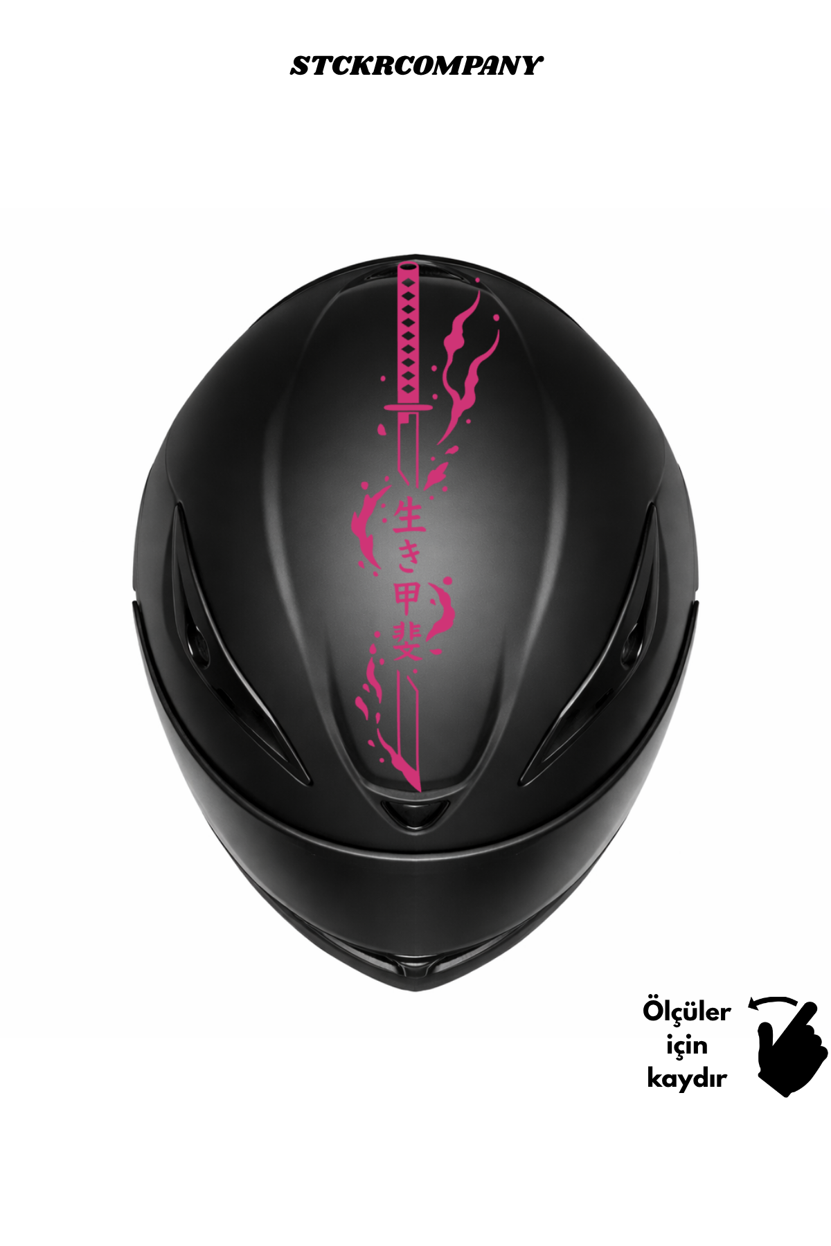 Katana Kask Sticker - Kask Üstü Sticker | STCKRCOMPANY