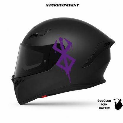 Berserk Sembol Kask Sticker