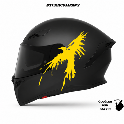 Kuzgun Kask Sticker