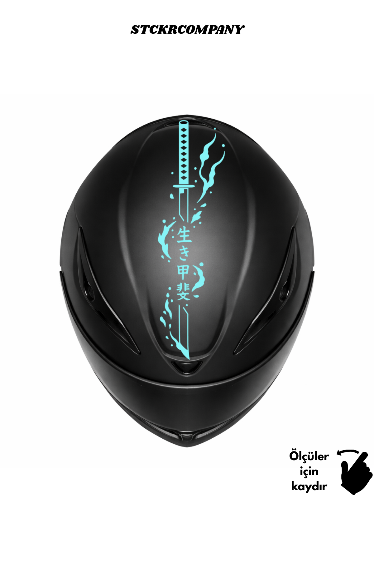 Katana Kask Sticker - Kask Üstü Sticker | STCKRCOMPANY