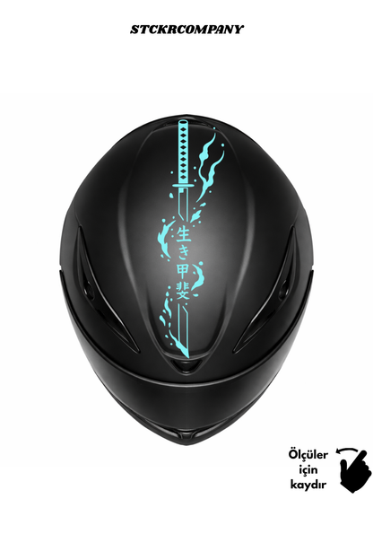 Katana Kask Sticker - Kask Üstü Sticker | STCKRCOMPANY
