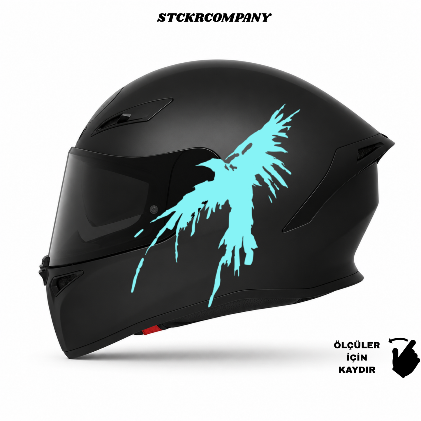 Kuzgun Kask Sticker